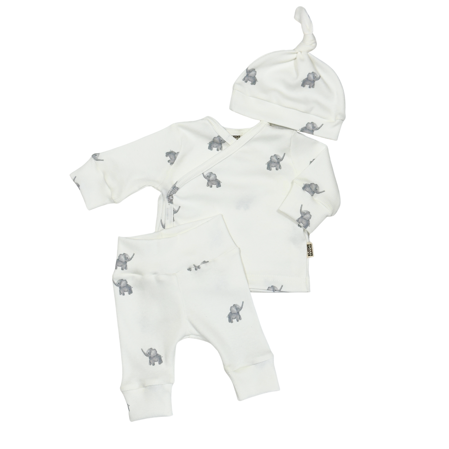 Baby Newborn Broekje Rib Olifant