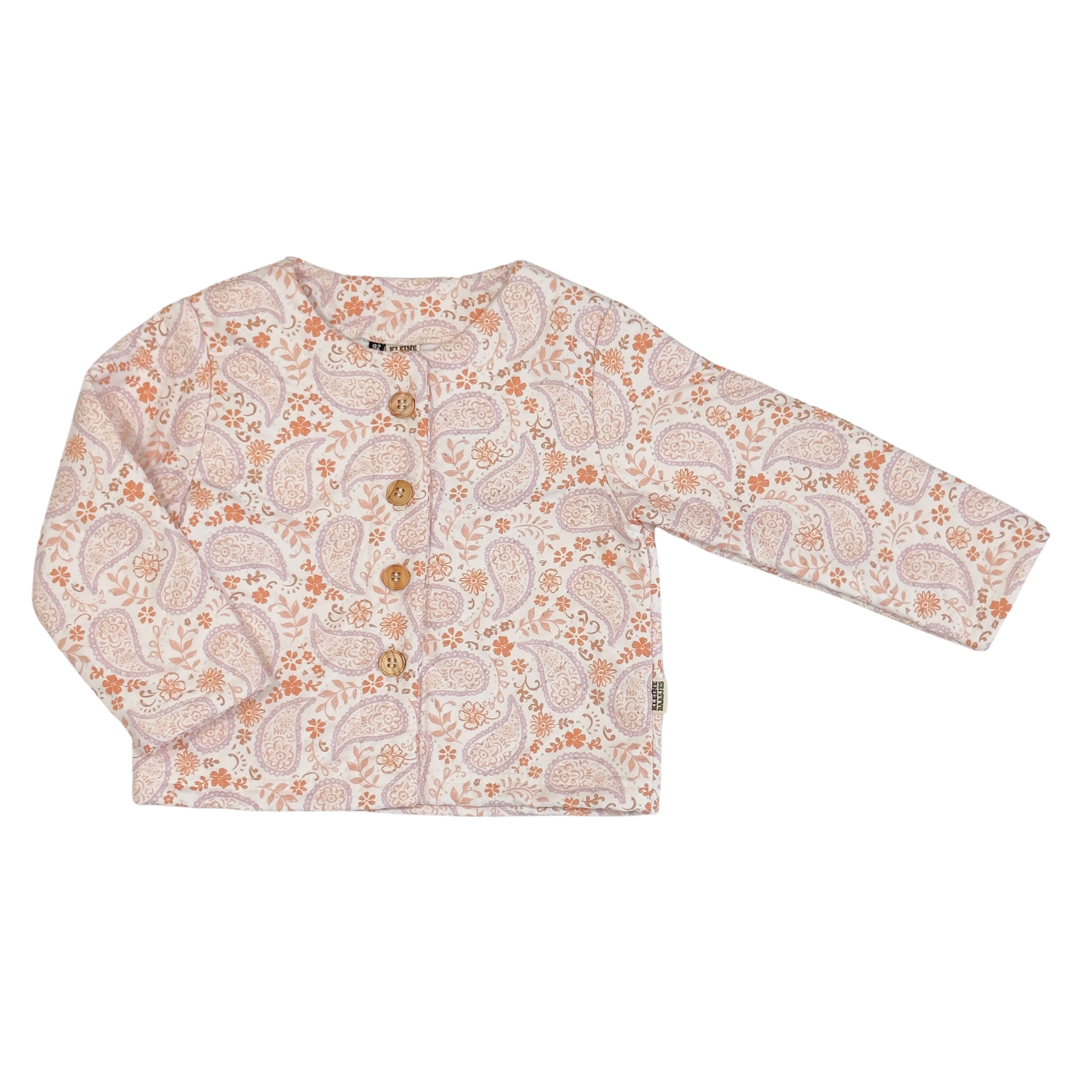 Baby Kids Quilt Zomer Jasje Paisley Pink1
