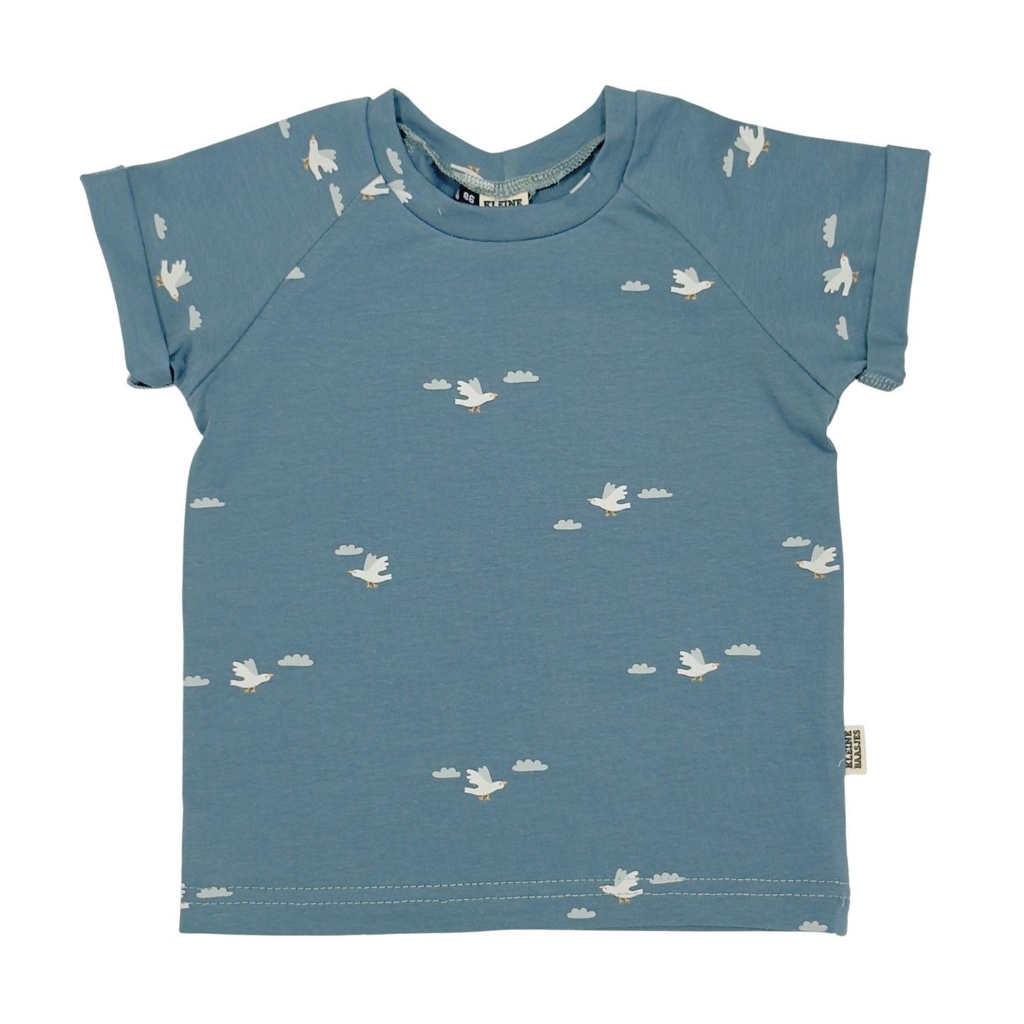Baby en Kids Shirt Vogels Blauw