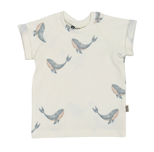 Baby en Kids Shirt Rib Walvis