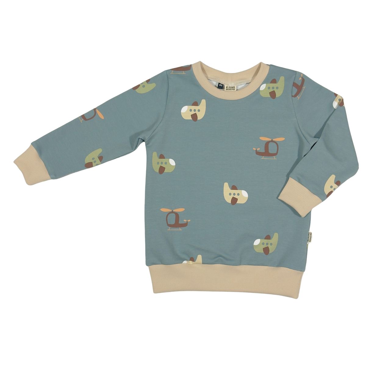 Baby en Kids Sweater Vliegtuig - Kleine Baasjes