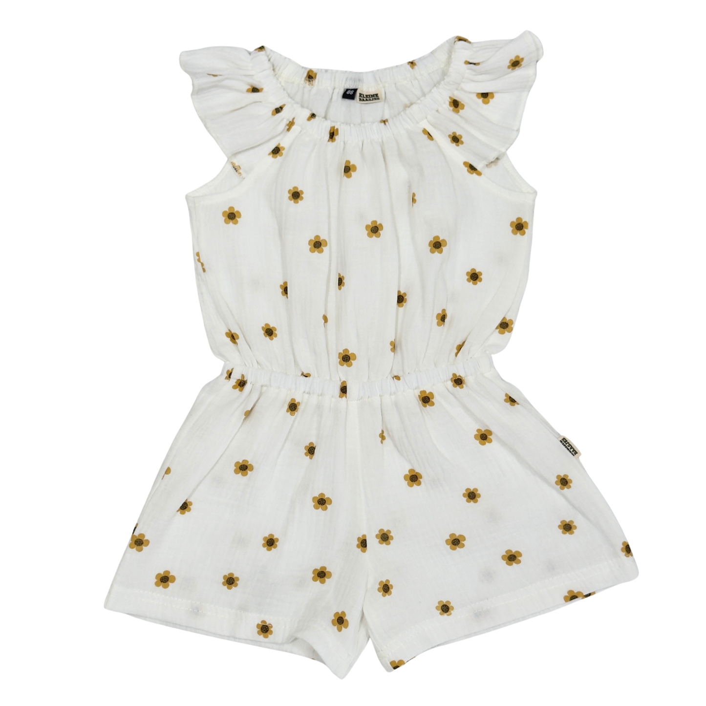 Meisjes Zomer Muslin Jumpsuit Zonnebloem