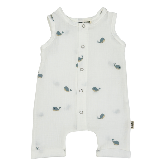 Baby Zomer Jumpsuit Muslin Walvis